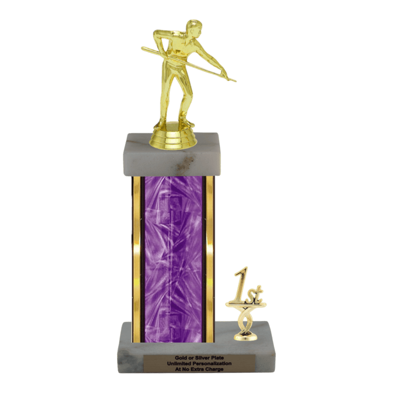 Custom Billiards Trophy - Type N Series 3407 - Anderson Trophy Co.