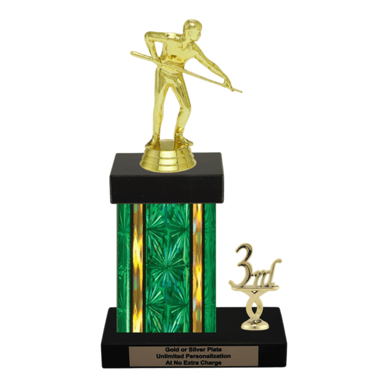 Custom Billiards Trophy - Type N Series 3407 - Anderson Trophy Co.