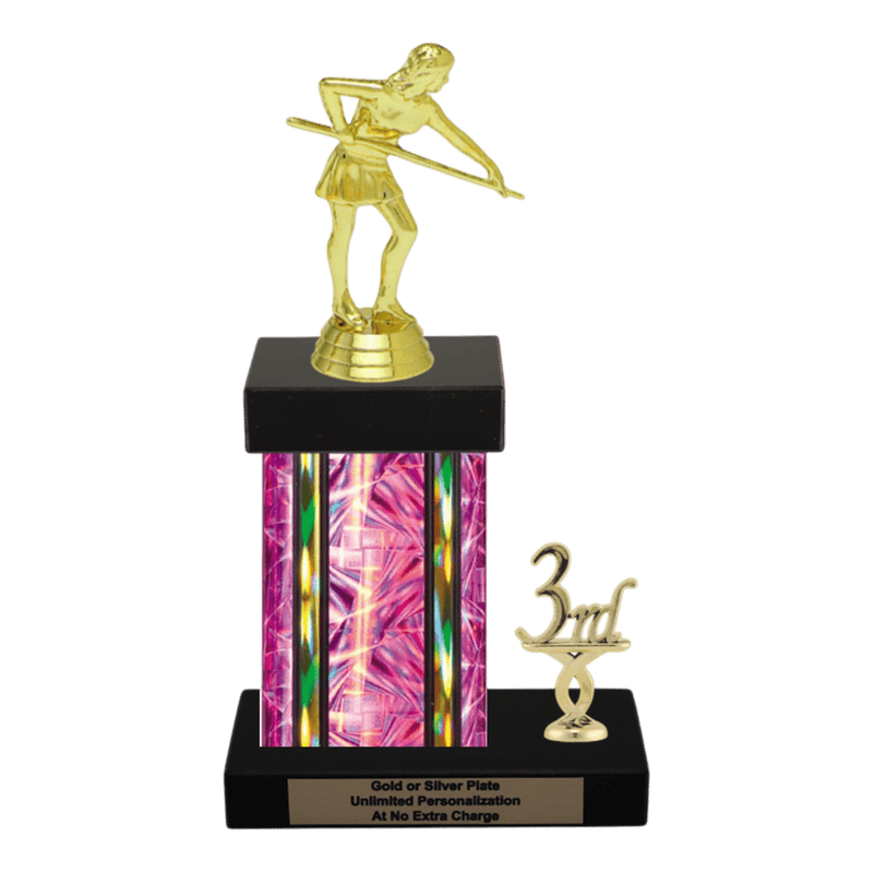 Custom Billiards Trophy - Type N Series 3407 - Anderson Trophy Co.