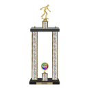Custom Bowling 2 Post Trophy - Series 3551 - Anderson Trophy Co.
