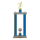 Custom Bowling 2 Post Trophy - Series 3551 - Anderson Trophy Co.