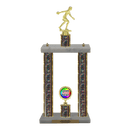 Custom Bowling 2 Post Trophy - Series 3551 - Anderson Trophy Co.