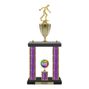 Custom Bowling 2 Post Trophy - Series 3551/2C17B - Anderson Trophy Co.