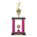 Custom Bowling 2 Post Trophy - Series 3551/2C17B - Anderson Trophy Co.