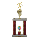 Custom Bowling 2 Post Trophy - Series 3551/2C17B - Anderson Trophy Co.