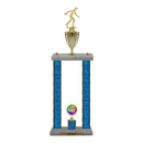 Custom Bowling 2 Post Trophy - Series 3551/2C17B - Anderson Trophy Co.
