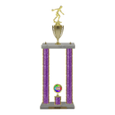 Custom Bowling 2 Post Trophy - Series 3551/2C17B - Anderson Trophy Co.