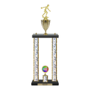 Custom Bowling 2 Post Trophy - Series 3551/2C17B - Anderson Trophy Co.