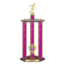 Custom Bowling 3 Post Trophy - Series 3551 - Anderson Trophy Co.