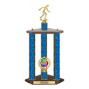 Custom Bowling 3 Post Trophy - Series 3551 - Anderson Trophy Co.