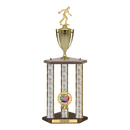 Custom Bowling 3 Post Trophy - Series 3551/2C17C - Anderson Trophy Co.