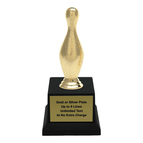 Custom Bowling Pin Trophy - Type A1 Series 3546 - Anderson Trophy Co.