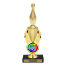 Custom Bowling Pin Trophy - Type B Series 3546/342655 - Anderson Trophy Co.