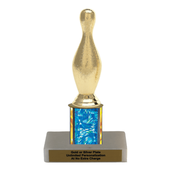 Custom Bowling Pin Trophy - Type C Series 3546 - Anderson Trophy Co.