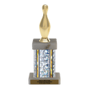 Custom Bowling Pin Trophy - Type F Series 3546 - Anderson Trophy Co.