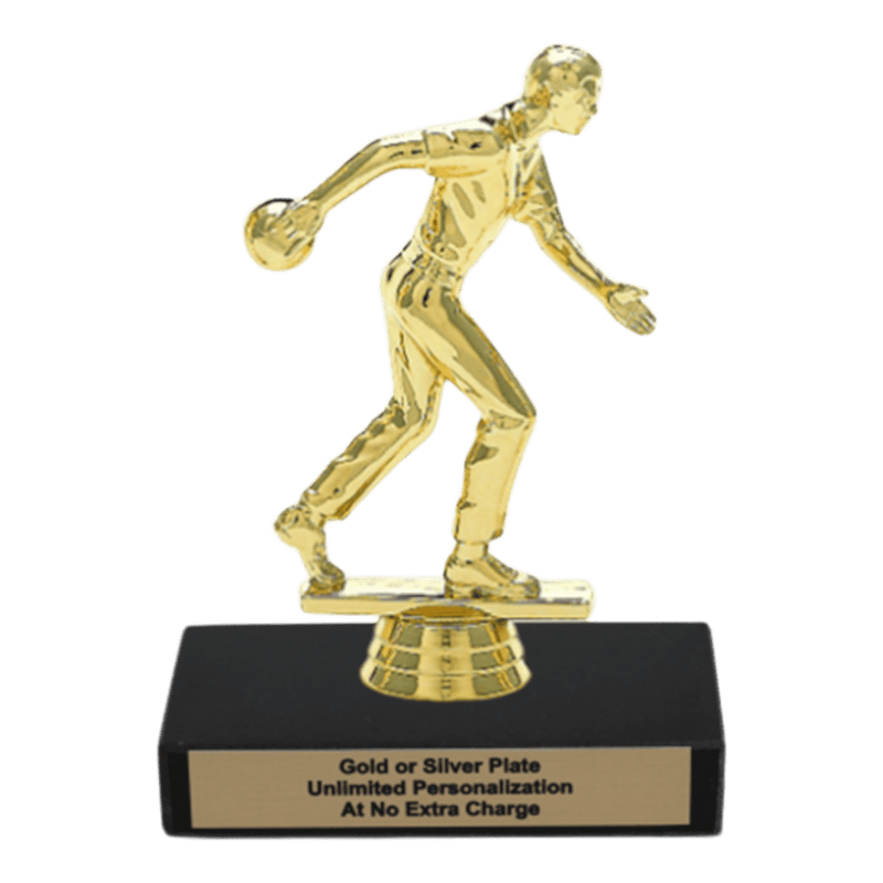 Custom Bowling Trophy - Type A Series 3551 - Anderson Trophy Co.