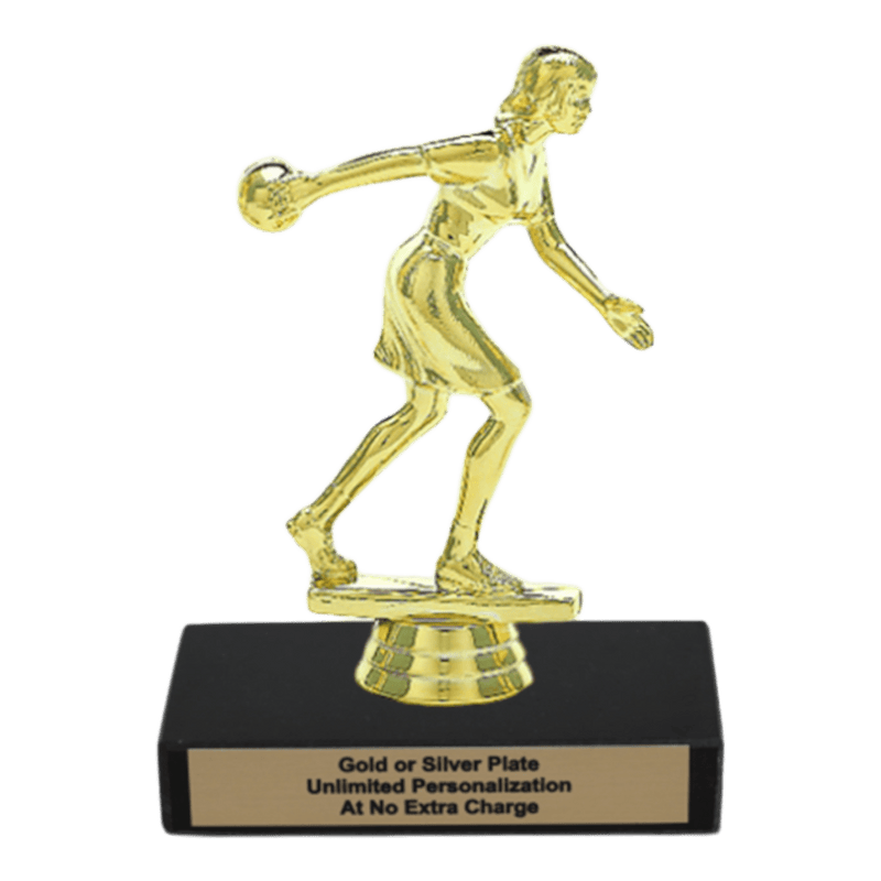 Custom Bowling Trophy - Type A Series 3551 - Anderson Trophy Co.