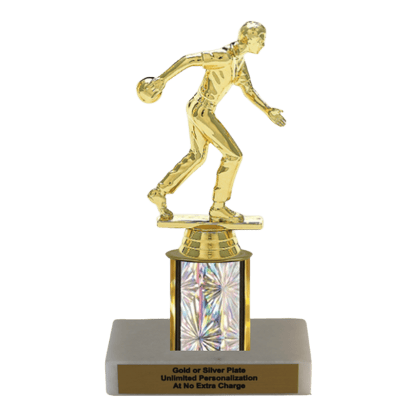 Custom Bowling Trophy - Type C Series 3551 - Anderson Trophy Co.