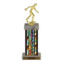 Custom Bowling Trophy - Type F Series 3551 - Anderson Trophy Co.