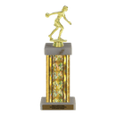 Custom Bowling Trophy - Type F Series 3551 - Anderson Trophy Co.