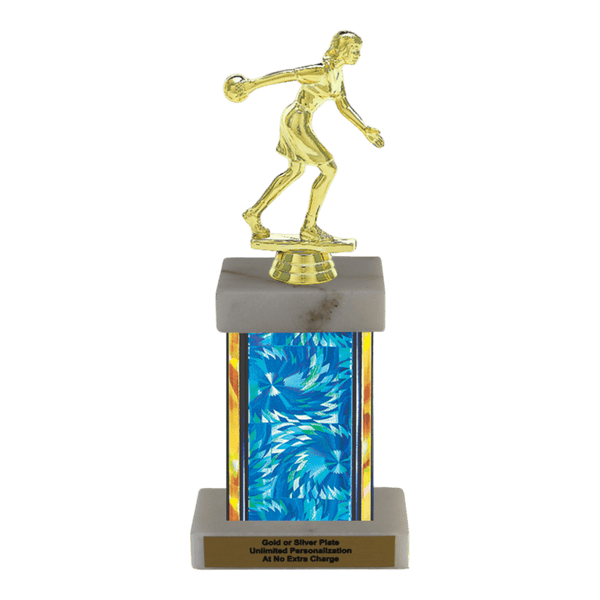 Custom Bowling Trophy - Type F Series 3551 - Anderson Trophy Co.