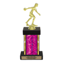Custom Bowling Trophy - Type F Series 3551 - Anderson Trophy Co.