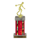 Custom Bowling Trophy - Type F Series 3551 - Anderson Trophy Co.