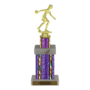 Custom Bowling Trophy - Type G Series 3551 - Anderson Trophy Co.