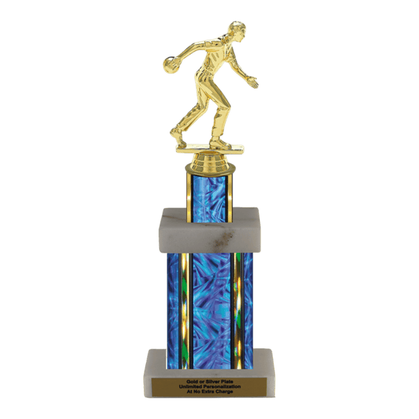 Custom Bowling Trophy - Type G Series 3551 - Anderson Trophy Co.