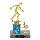 Custom Bowling Trophy - Type L Series 3551 - Anderson Trophy Co.