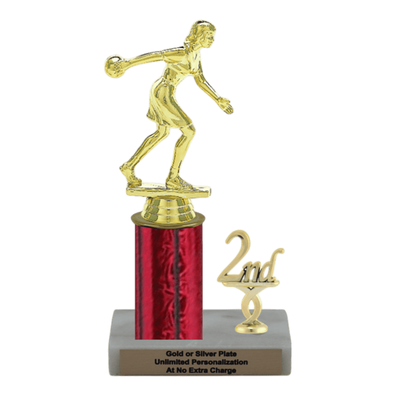 Custom Bowling Trophy - Type L Series 3551 - Anderson Trophy Co.