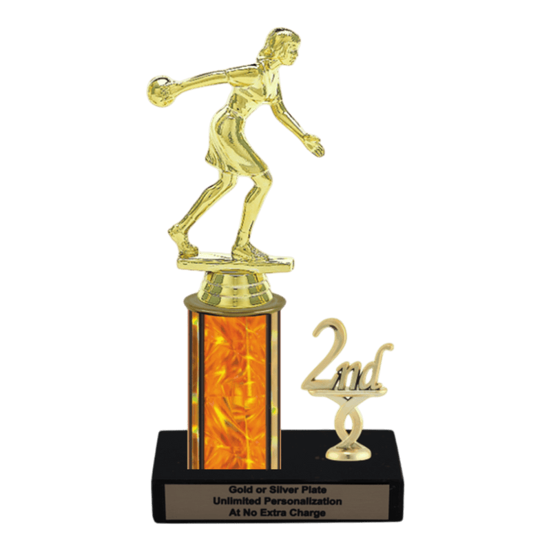 Custom Bowling Trophy - Type L Series 3551 - Anderson Trophy Co.