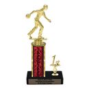 Custom Bowling Trophy - Type L Series 3551 - Anderson Trophy Co.