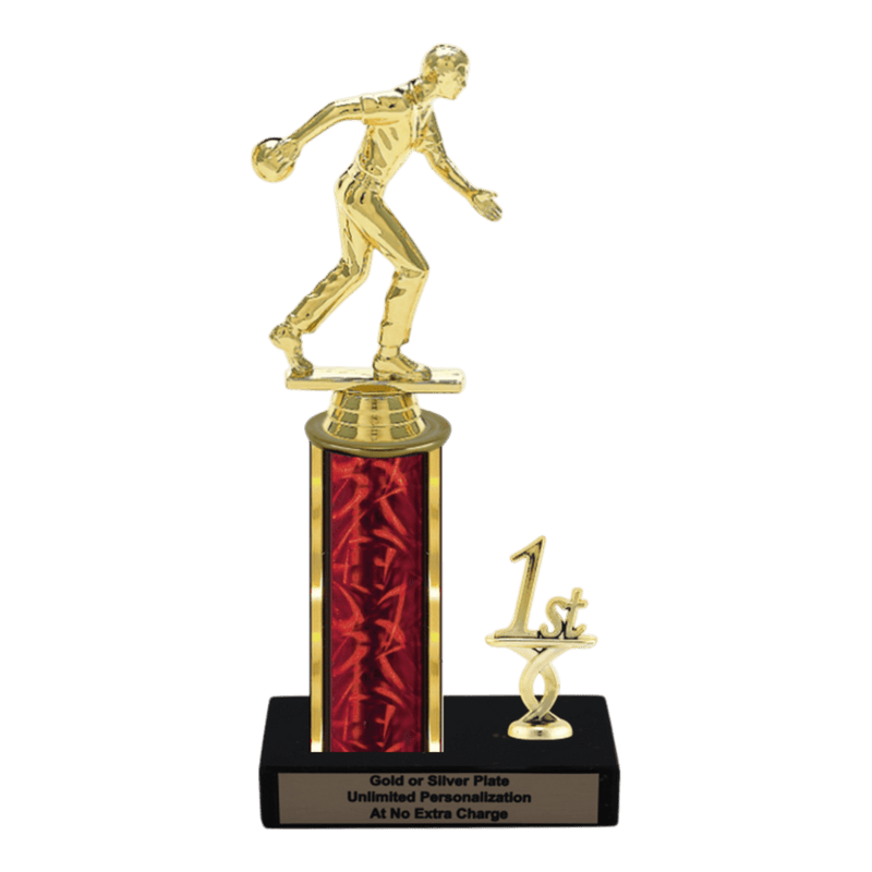 Custom Bowling Trophy - Type L Series 3551 - Anderson Trophy Co.