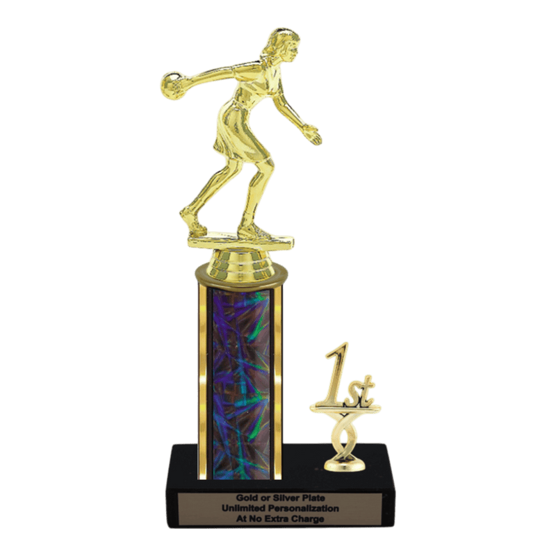 Custom Bowling Trophy - Type L Series 3551 - Anderson Trophy Co.