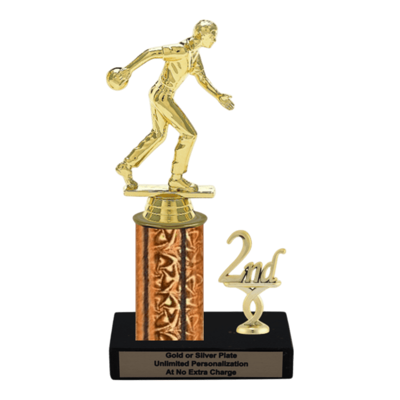 Custom Bowling Trophy - Type L Series 3551 - Anderson Trophy Co.