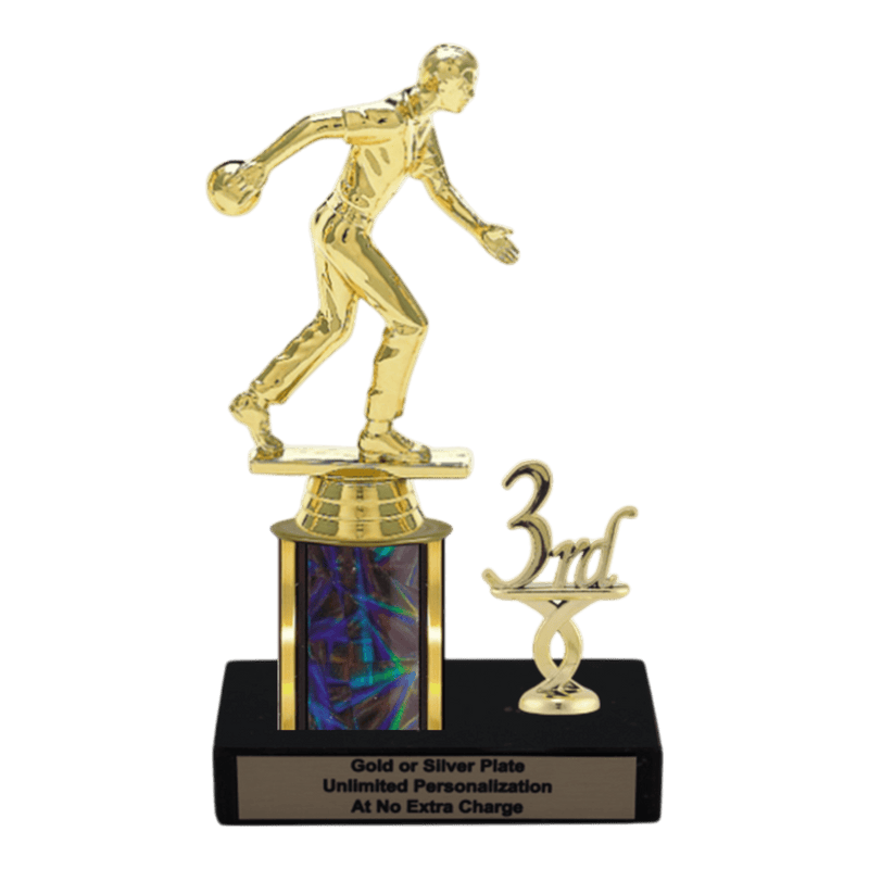 Custom Bowling Trophy - Type L Series 3551 - Anderson Trophy Co.