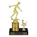 Custom Bowling Trophy - Type L Series 3551 - Anderson Trophy Co.