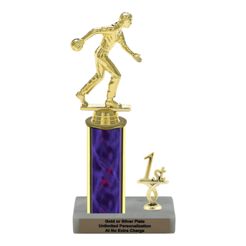 Custom Bowling Trophy - Type L Series 3551 - Anderson Trophy Co.