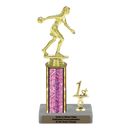 Custom Bowling Trophy - Type L Series 3551 - Anderson Trophy Co.