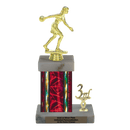 Custom Bowling Trophy - Type N Series 3551 - Anderson Trophy Co.