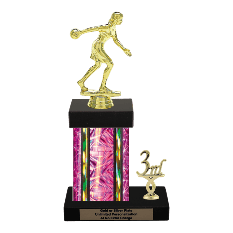 Custom Bowling Trophy - Type N Series 3551 - Anderson Trophy Co.