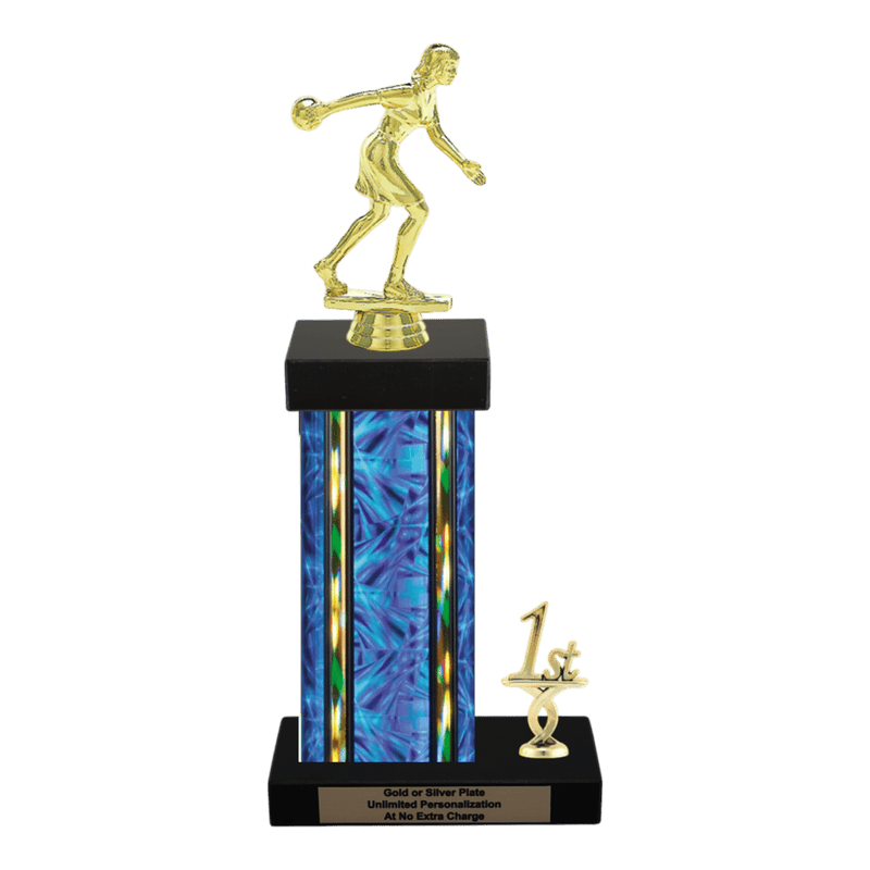 Custom Bowling Trophy - Type N Series 3551 - Anderson Trophy Co.