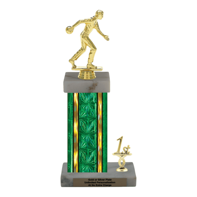 Custom Bowling Trophy - Type N Series 3551 - Anderson Trophy Co.