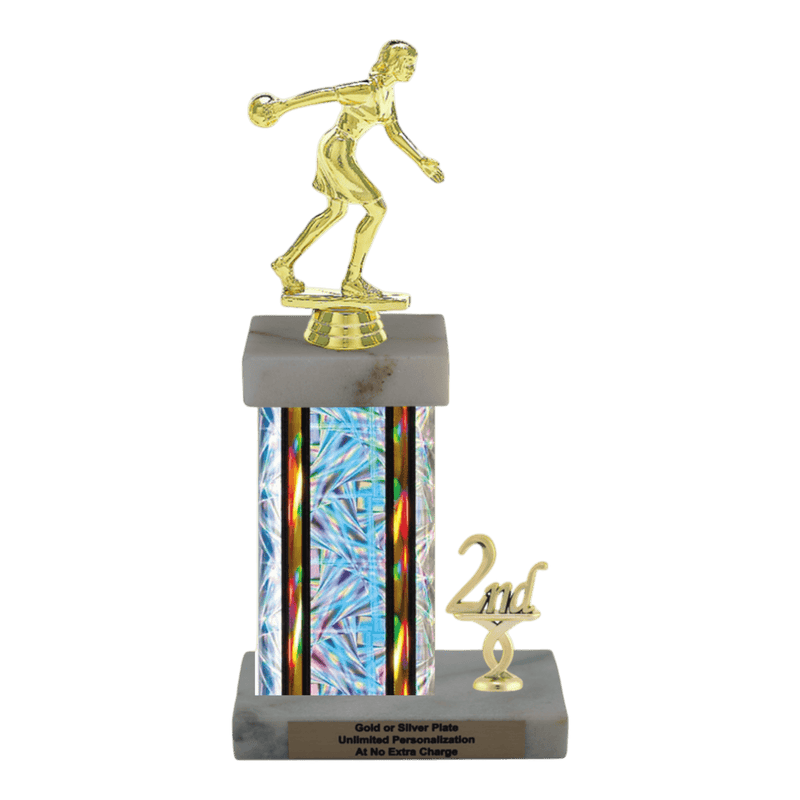 Custom Bowling Trophy - Type N Series 3551 - Anderson Trophy Co.