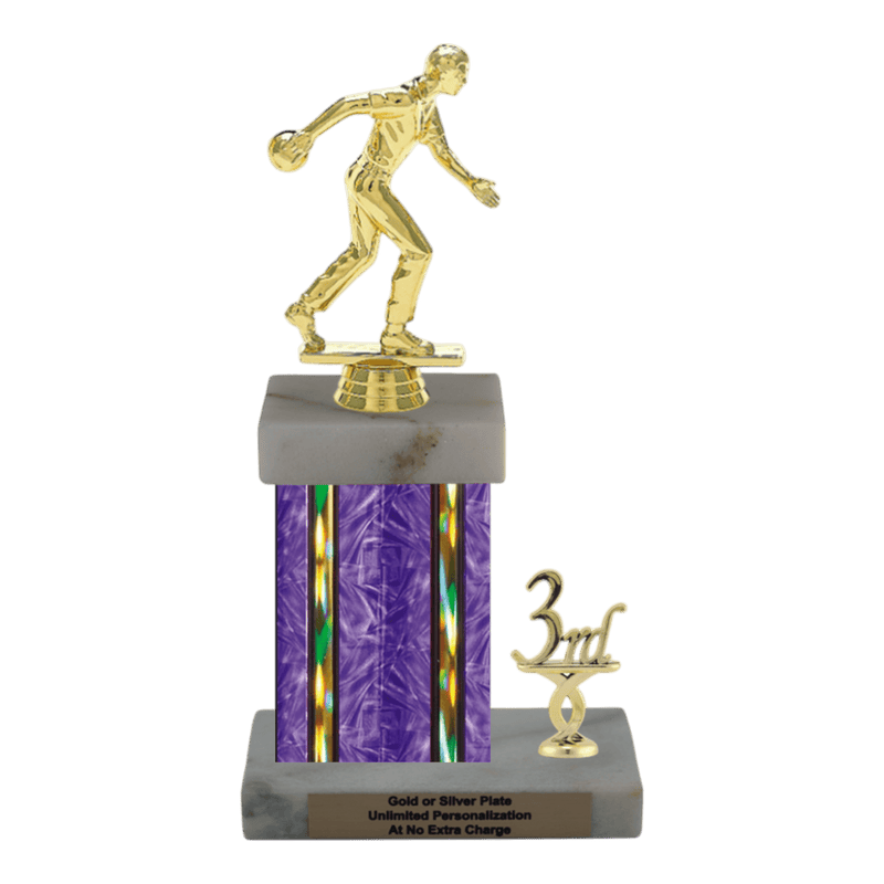 Custom Bowling Trophy - Type N Series 3551 - Anderson Trophy Co.