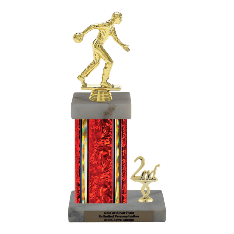 Custom Bowling Trophy - Type N Series 3551 - Anderson Trophy Co.