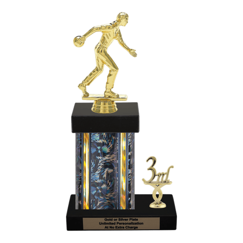 Custom Bowling Trophy - Type N Series 3551 - Anderson Trophy Co.