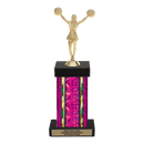 Custom Cheer Trophy - Type F Series 3506 - Anderson Trophy Co.