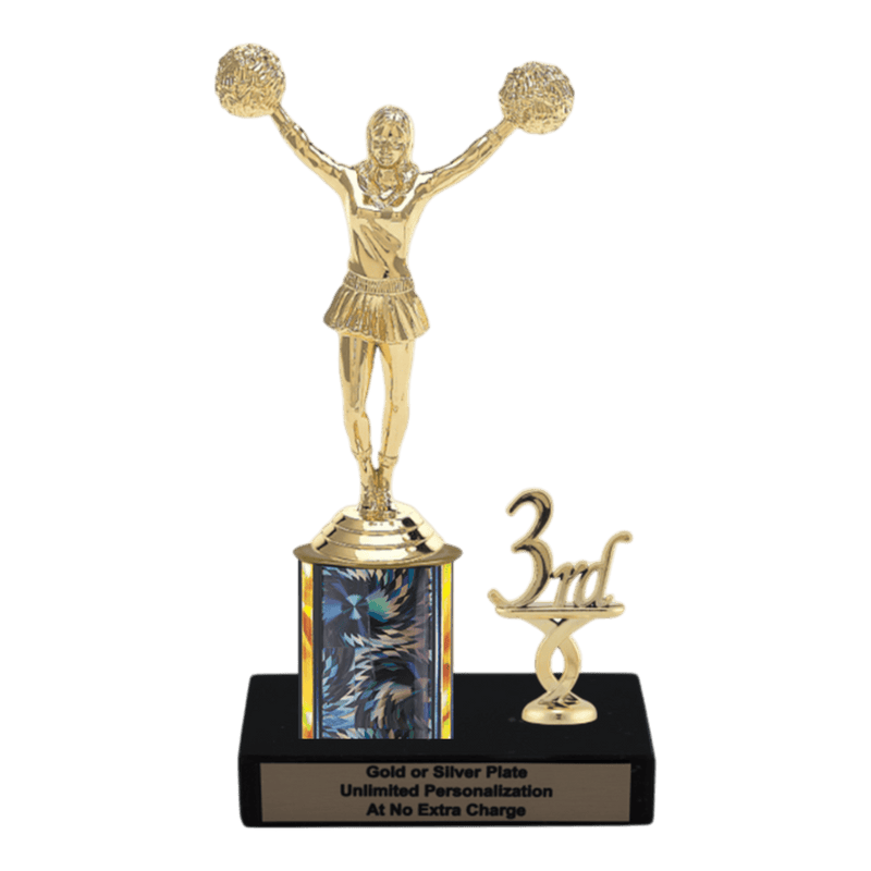 Custom Cheer Trophy - Type L Series 3506 - Anderson Trophy Co.